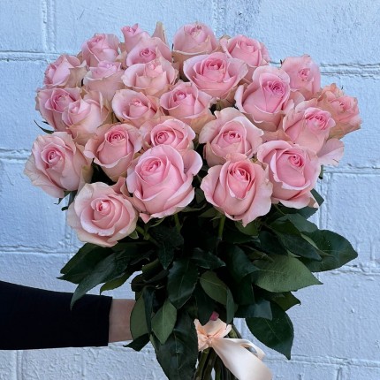 Букет из нежных розовых роз - купить с доставкой в Пензе